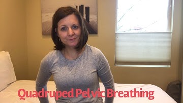 Quadruped Pelvic Breathing with core and transverse abdominals