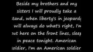 Toby Keith's American Soldier with Lyrics