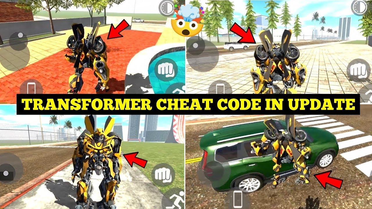 New Transformer Character Cheat Code in Indian Bike Driving 3D 🤯🔥| New Transformer| Rkgamer