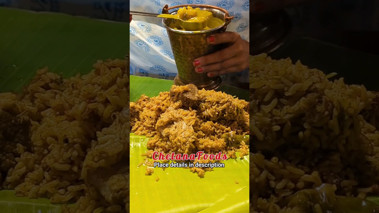 Dindigul Biryani vera level🤤 Authentic Tamilnadu Biryani😍 #nonveg #muttonbiryani