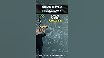 Quick Maths Challenge! 🧠 #quickmaths #brainchallenge #mathchallenge #quiztok #testyourbrain #day1