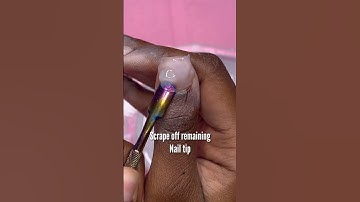 Soft gel soak off 💅🏽 #gelx