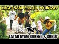 BUSHMAN PRANK || KAGET SAMPE JATUH & LATAH AYAM GORENG EKSPRESI TERLUCU || CURUG SONG BANYUMAS