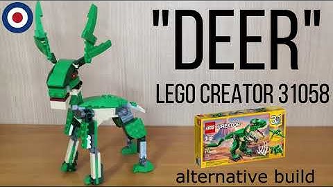 LEGO Creator 31058 Alternative build tutorial DEER、レゴクリエイター31058を鹿に組み替え