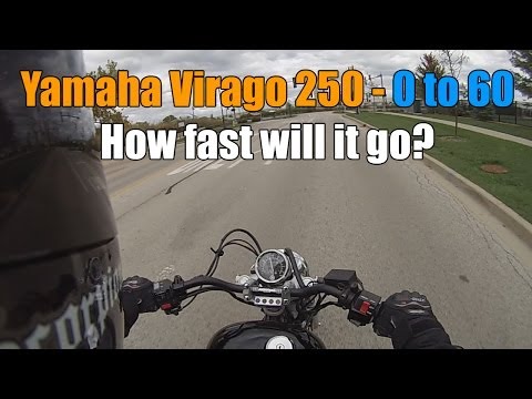 virago 250 top speed