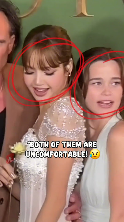 Lisa feels uncomfortable with this situation!!🥲🥲 #blackpink
