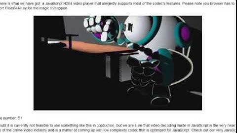 H264 JavaScript Decoder
