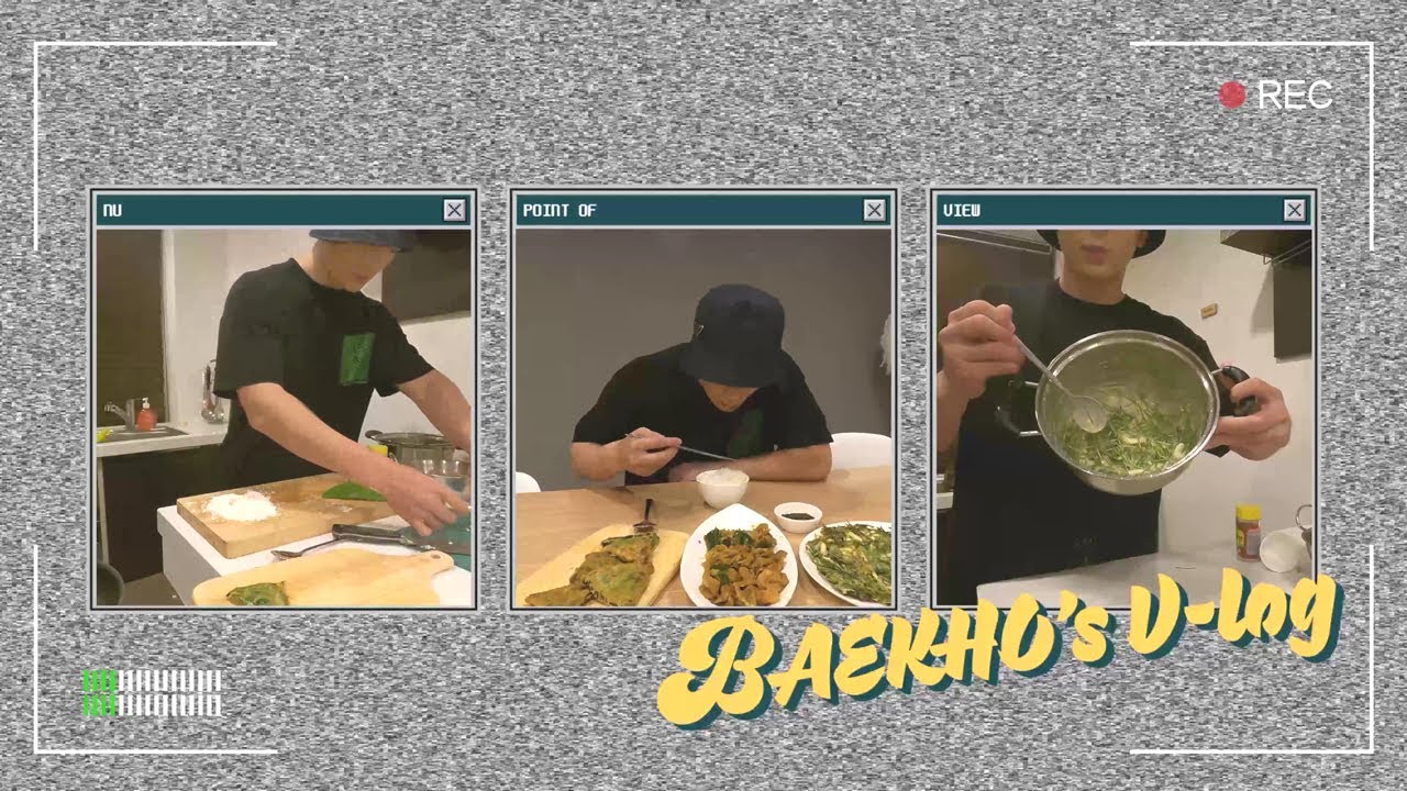 Vlog | [백호] 쿠킹 호 일: 비 시즌☔, 깻잎전과 부추전🍳, 제육볶음까지 요리해보기🥩 (2021.09/ENG sub)