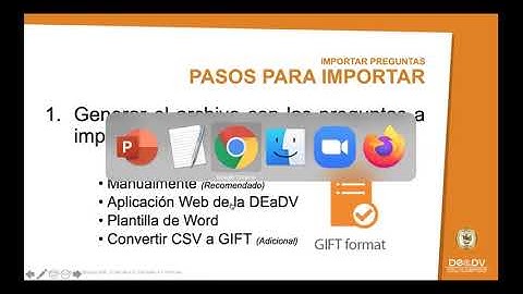 IMPORTAR EXPORTAR PREGUNTAS EN MOODLE