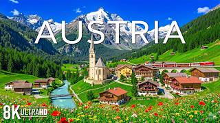 Austria 8K 🏔️ Alpine Peaks, Tranquil Valleys & Peaceful Austrian Landscapes | Video 8K UHD