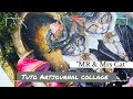 Tuto artjournal collage mr  mrs cat