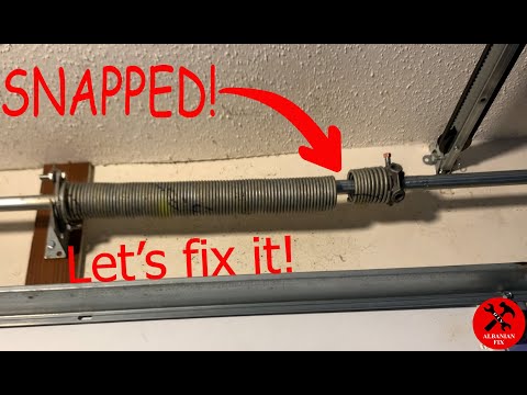 How to Fix Broken Spring on Garage Door