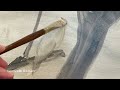 Acrylic Painting Tutorial: Owl in a Snowstorm #acryliclandscapetutorial #paintingtutorial
