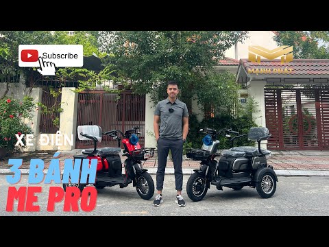 Video GIỚI THIỆU CHI TIẾT XE ĐIỆN 3 BÁNH ME PRO NHẬP KHẨU... - youtube