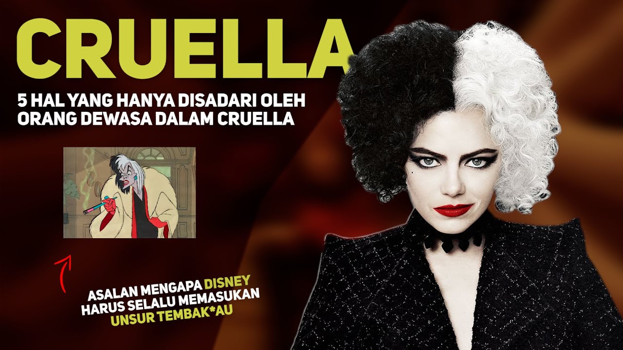 TOP 5 (Cruella) | Eps: 5 Hal Suram Dalam Film Cruella 2021 