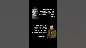 Kafka vsDostoevsky#dostoevsky#kafka#franzkafka#fyodordostoyevsky#philosophyquotes#quotes#dailyquotes