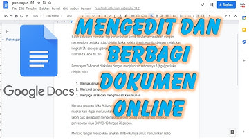 Membuat dan mengedit dokumen online dengan google dokumen