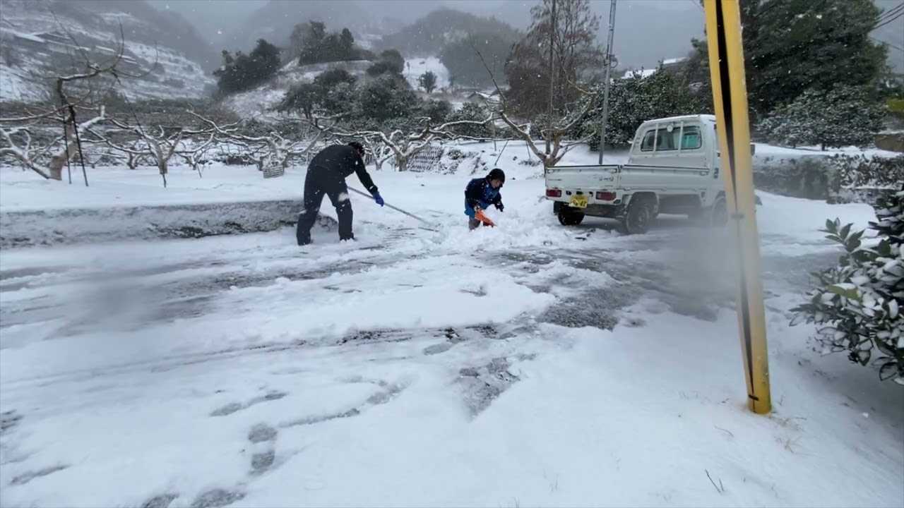 #119【大雪かまくら作った】