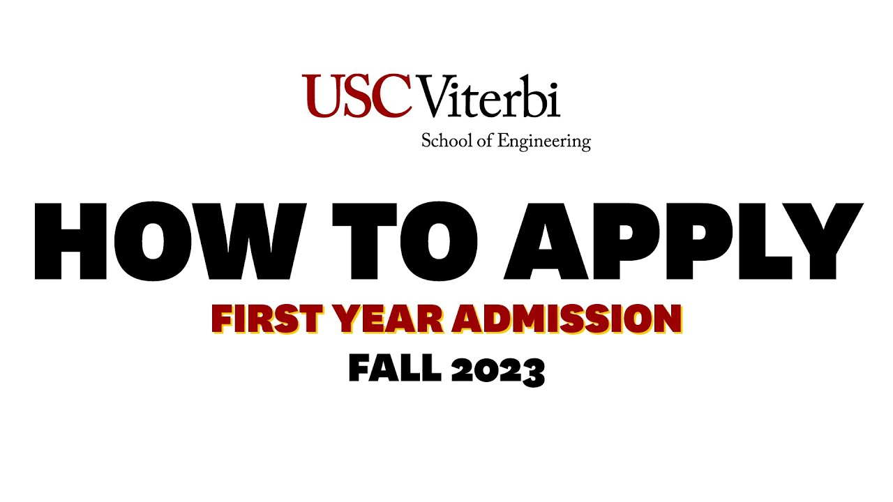 How to Apply for First Year Admission Fall 2023 YouTube