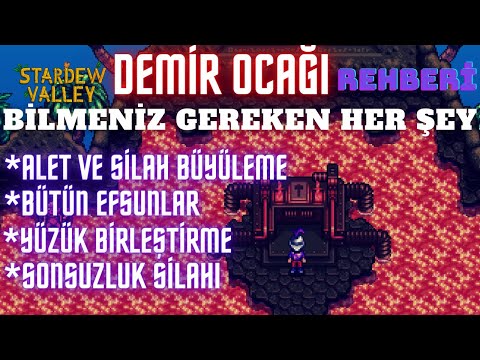 Stardew Valley Demir Ocağı, Efsunlama, Büyüleme, Geliştirme I REHBER I