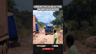 This is cool, Chinese trucks are reliable on muddy roads. #viralshorts