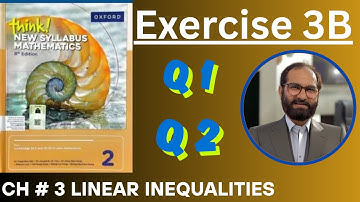 Exercise 3B Question 1, Question 2 Oxford Think New Syllabus 8th Edition Math D2 Solutions