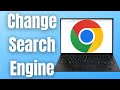 How to change the default search engine on google chrome