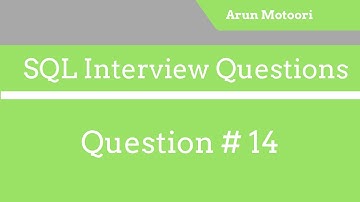 SQL Interview Question # 14 - What is difference between Delete and Truncate?
