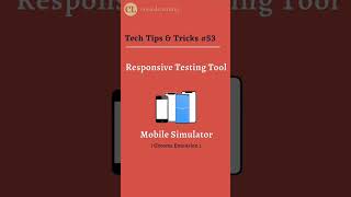 Responsive Testing Tool  | Cosas Learning | Tech Tips & Tricks #53 #cosaslearning #trending #shorts
