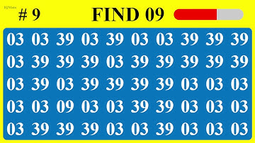 Find the Hidden Number In 5 Seconds 👀  From 01 to 10 | Puzzle Challenge #puzzle #quiz #findnumber