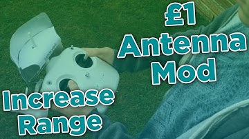 How To Get More Range With Your DJI Phantom 3 Standard - £1 Antenna Mod - DIY Windsurfer - Phantom