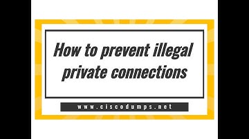 【ThinkMo】How to prevent illegal private connections? /Cisco/CCNA/CCNP/CCIE technical point