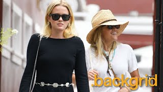 Reese Witherspoon and her daughter Ava Phillippe in Brentwood