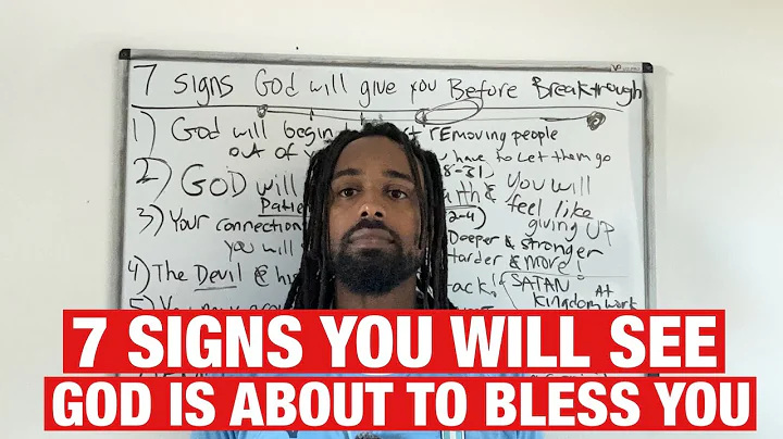7 Signs God Is Preparing You For HUGE Breakthrough
