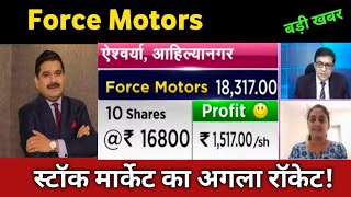 Force Motors Share Latest News 🔴 Force Motors Share Today Update, Market and Fundamental Analysis
