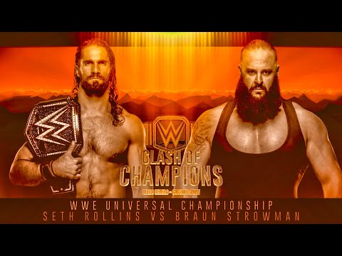 WWE Clash Of Champions 2019 Seth Rollins vs Braun Strowman Match Gameplay