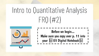 Intro to Quantitative Analysis FRQ #2 (Comparison of Ideological Issues)_APGov