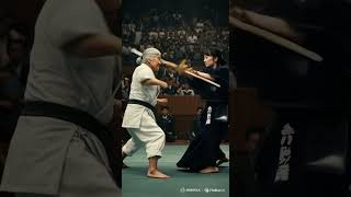 120-Year-Old Japanese Female Karate Master vs Beautiful Kendo Girl Intense 1950s Martial Arts Battle