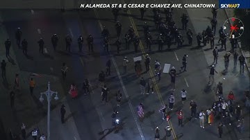 Dispersal order issued after DTLA "No Kings" protest