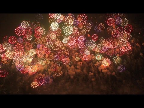 2015古河花火 三尺２発＋フィナーレ