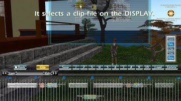 Second Life Machinima / Animation tool ■TACHYON Pro■ver1.6 Instruction the Selection menu