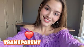 Try-On Haul See Everything | Transparent Dress, Lingerie & Bikini Try-On Haul With Me