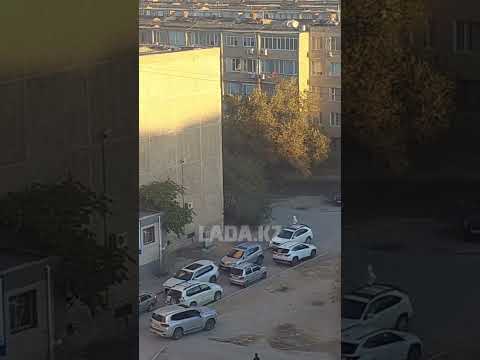 Пробками парализован микрорайон в центре Актау