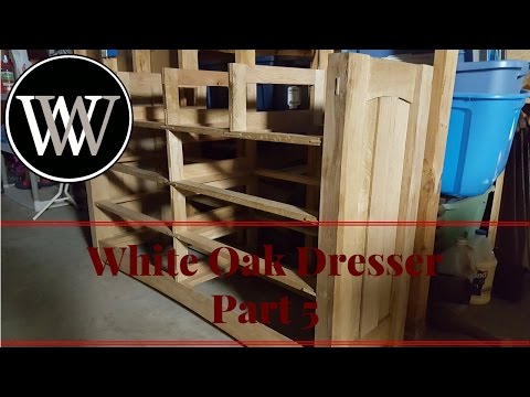 Hand Tool White Oak Dresser Build Part 5 Carcass Frame Mission Craftsman