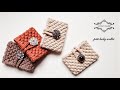 DIY 쁘띠럭키 카드지갑 뜨기 (petit lucky wallet)