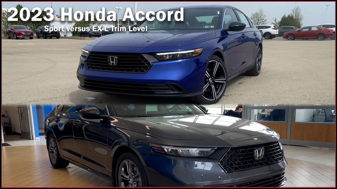 2023 Honda Accord Sport vs. EX-L | Trim Comparison - YouTube