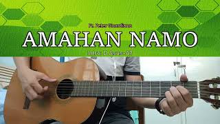 Video thumbnail of "Amahan Namo - Fr. Peter Guardiano - Guitar Chords"