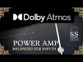 Dolby atmos  7 channel  power amplifier  balanced input xlr