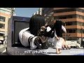 渋谷を徘徊する　映画「貞子3D2」の宣伝トラック　ｍ川ﾟД川ノﾍｰｲ♪