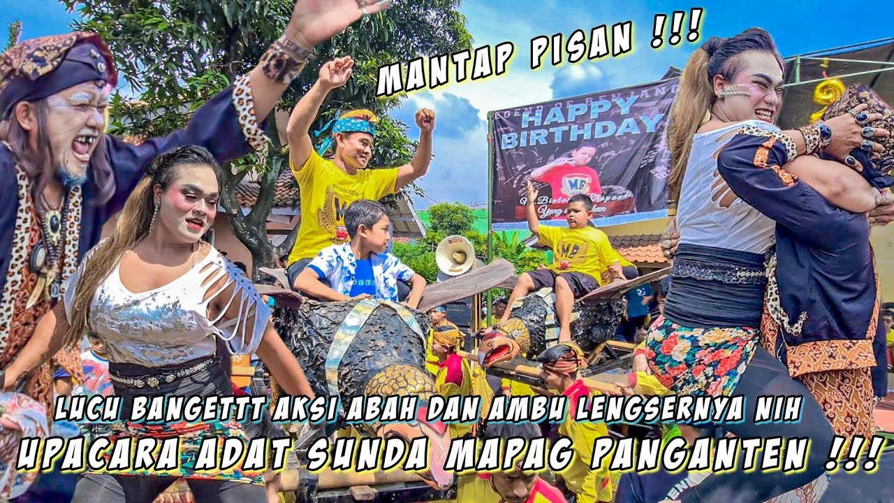 UPACARA ADAT SUNDA!!! ABAH AMBU LENGSER MAPAG PENGANTEN || Seni Benjang Mekar Budaya Grup